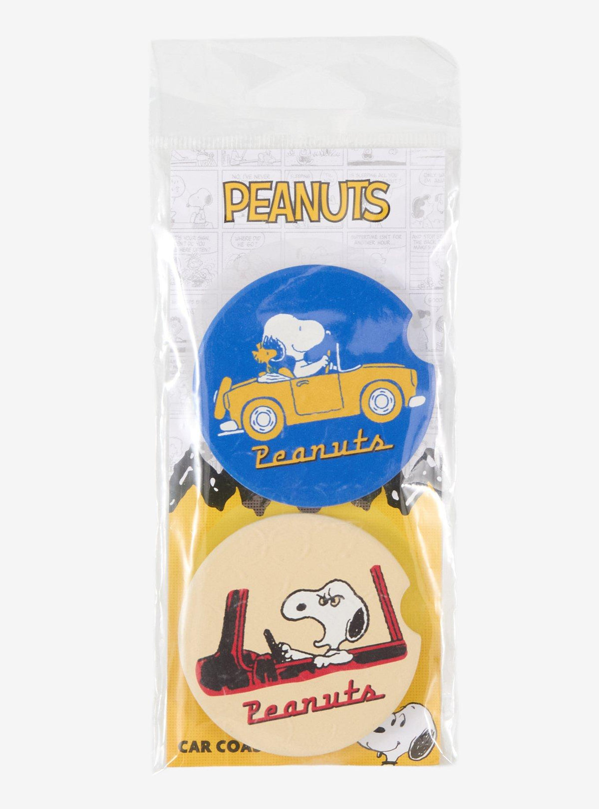 Set de 2 posavasos para auto Peanuts Snoopy