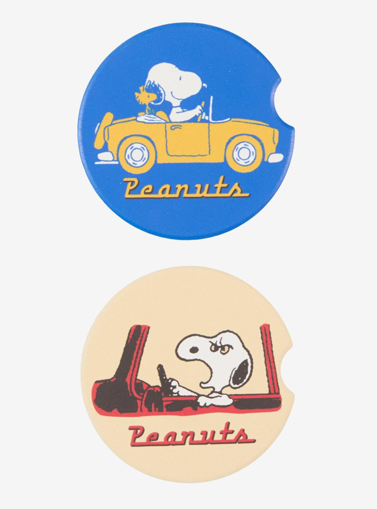 Set de 2 posavasos para auto Peanuts Snoopy