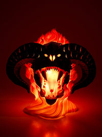 Lámpara con forma de Balrog de The Lord of the Rings