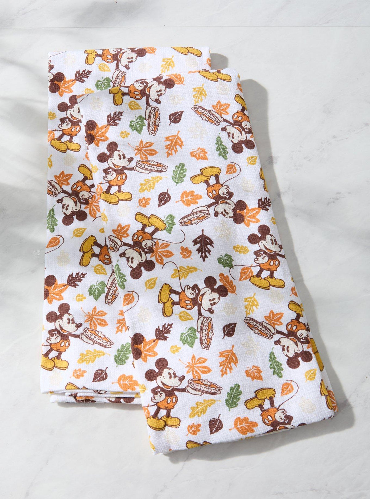 Set de paños de cocina Mickey Mouse, calabaza y otoño