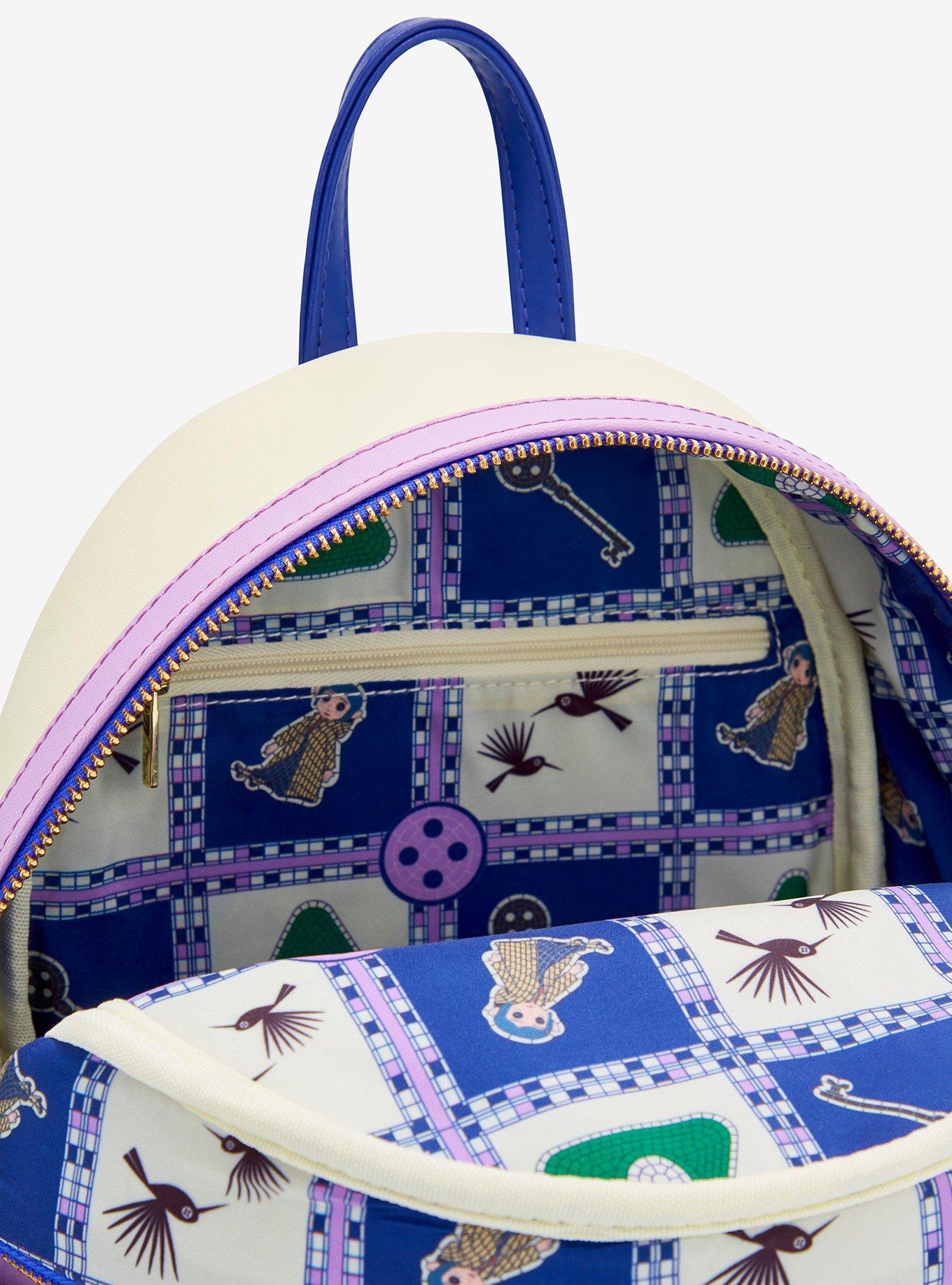 Mochila mini Coraline Through the Tunnel Mosaic