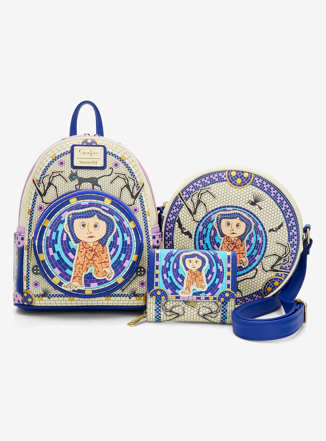 Mochila mini Coraline Through the Tunnel Mosaic