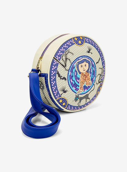 Cartera cruzada Coraline A través del túnel en mosaico