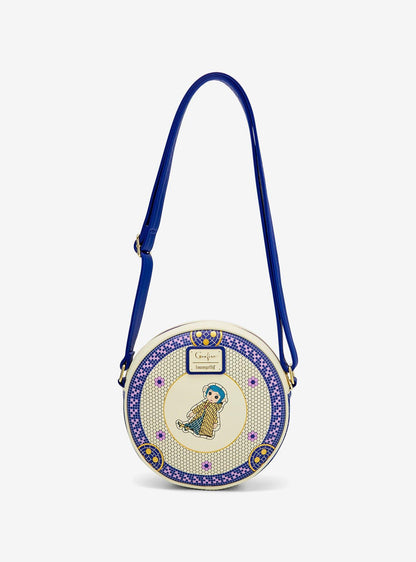 Cartera cruzada Coraline A través del túnel en mosaico