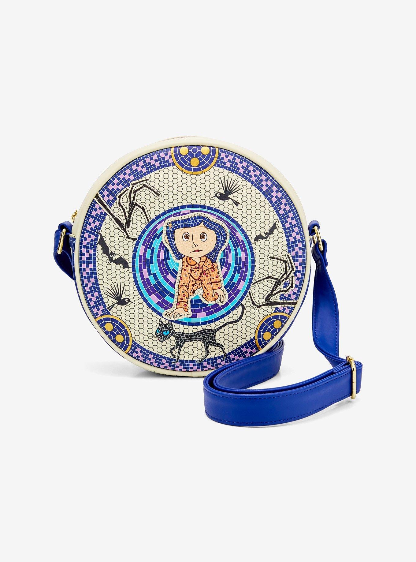 Cartera cruzada Coraline A través del túnel en mosaico