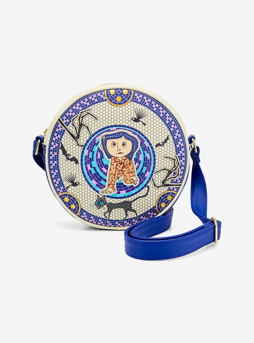 Cartera cruzada Coraline A través del túnel en mosaico