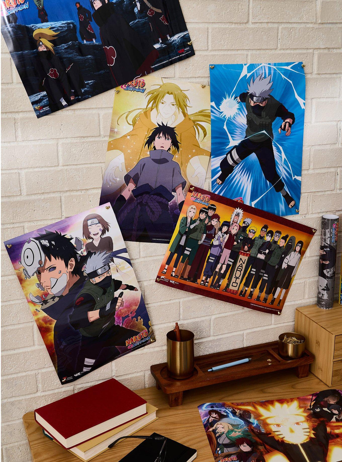 Set sorpresa de 2 pósteres Naruto Shippuden