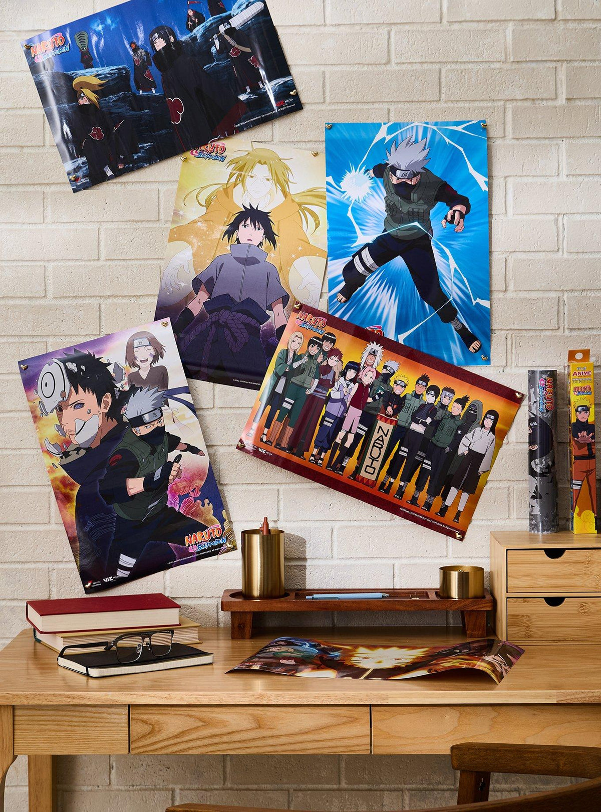 Set sorpresa de 2 pósteres Naruto Shippuden