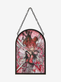 Cuadro de Scarlet Witch estilo vitral