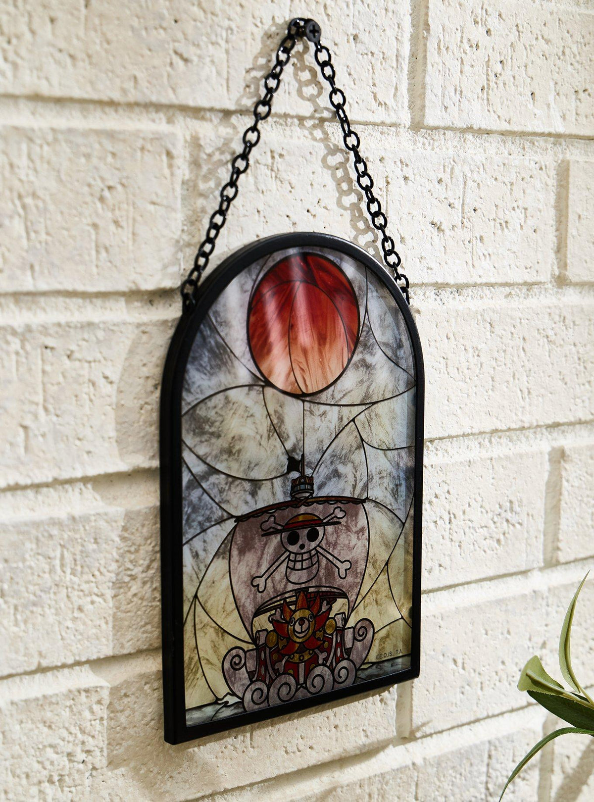 Cuadro vitral del Thousand Sunny de One Piece