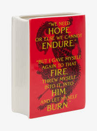 Florero con forma de libro A Court of Thorns and Roses