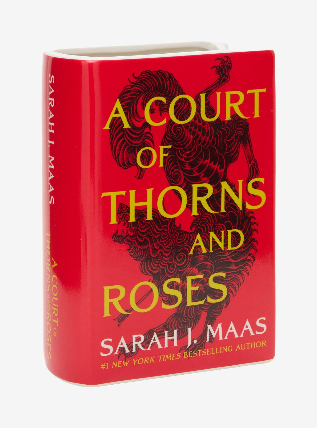 Florero con forma de libro A Court of Thorns and Roses