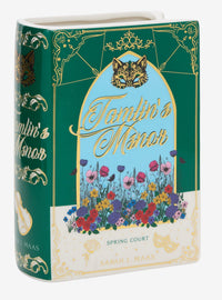 Florero con forma de libro de A Court of Thorns and Roses