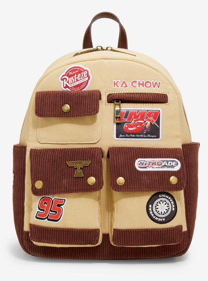 Mochila mini Cars con parches de Lightning McQueen