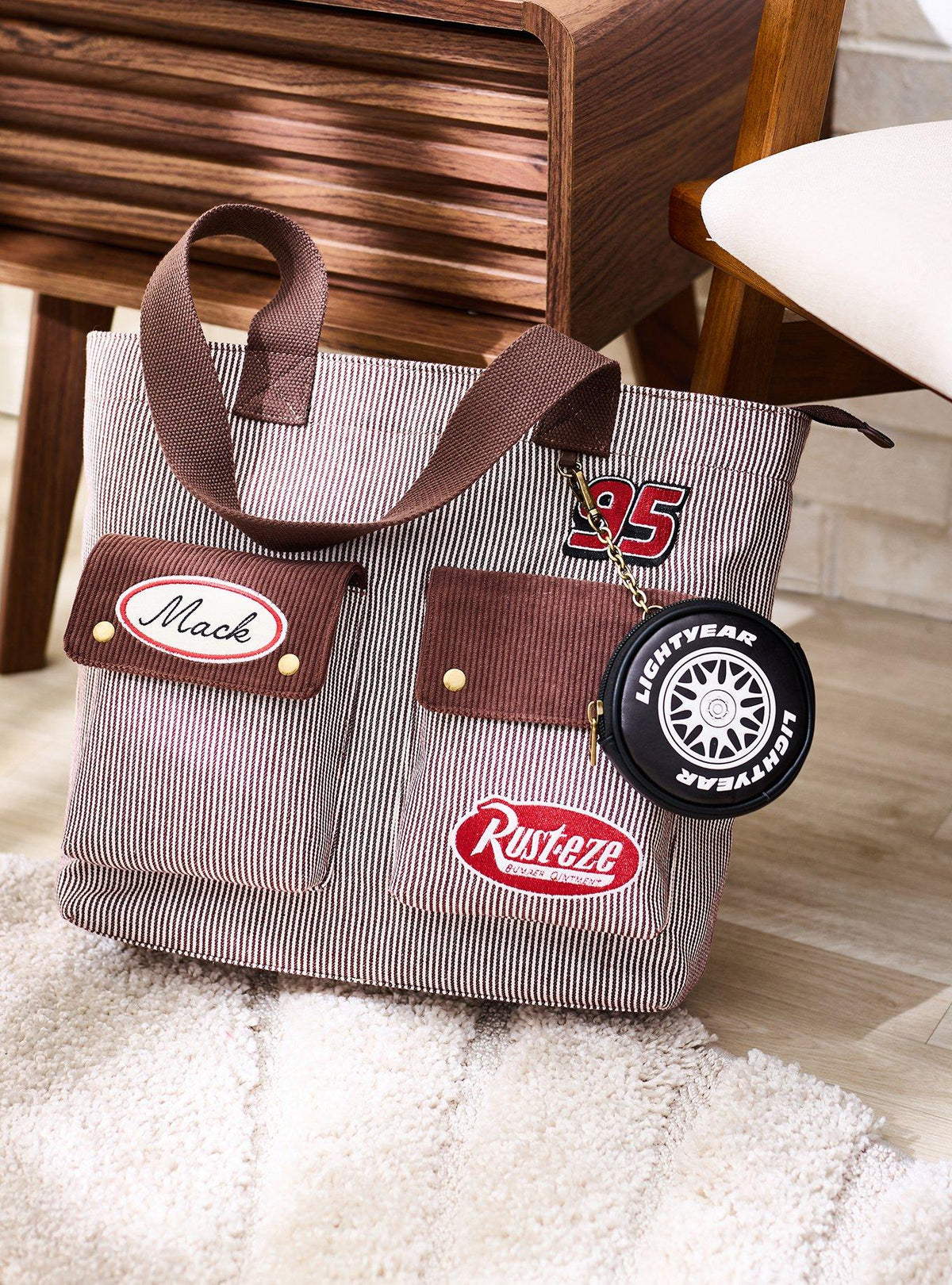 Bolso tote grande de Mack de Cars con monedero