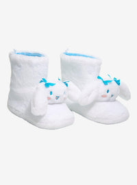 Pantuflas tipo bota de peluche Cinnamoroll