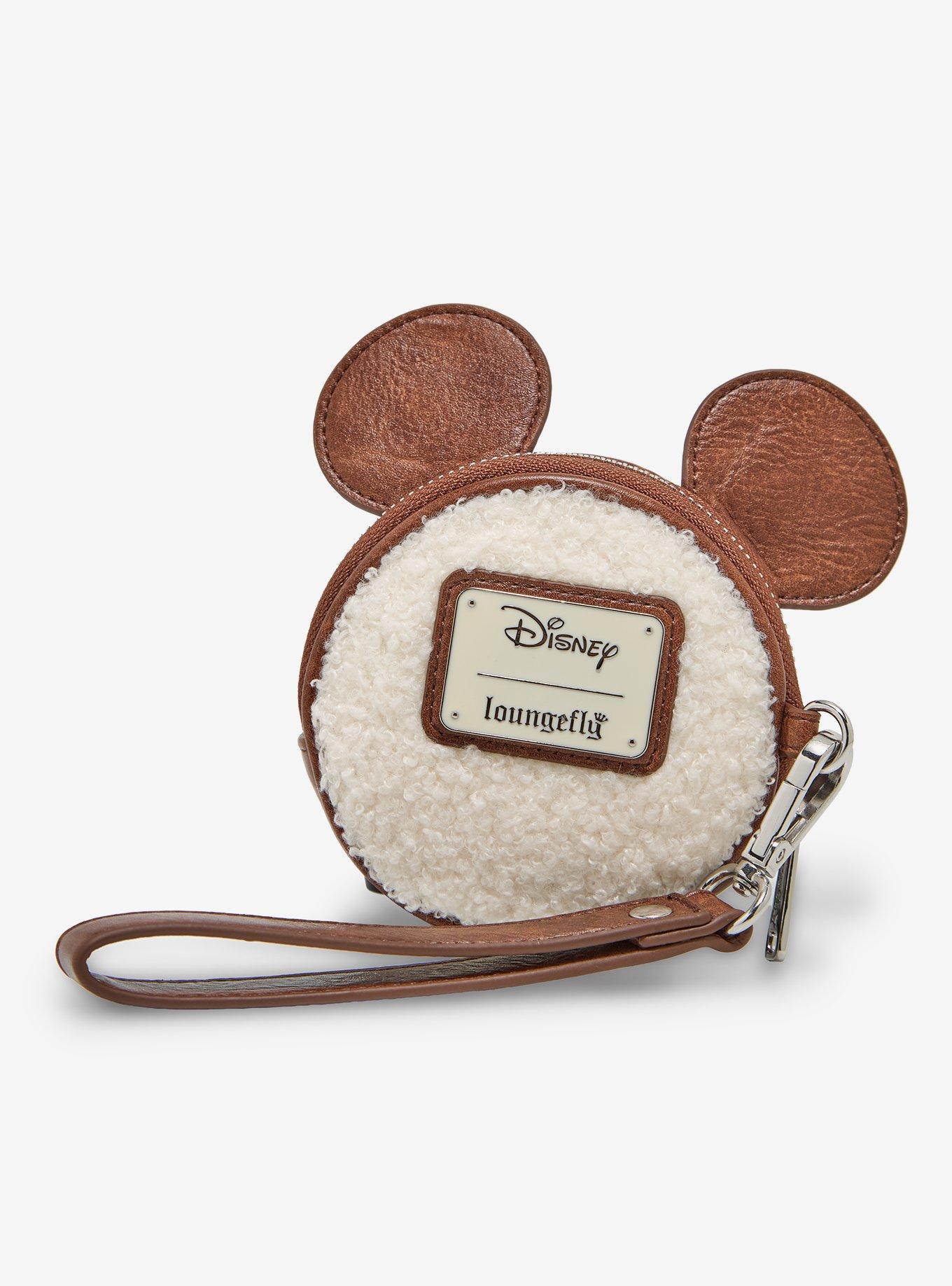 Monedero de sherpa con forma de Mickey Mouse