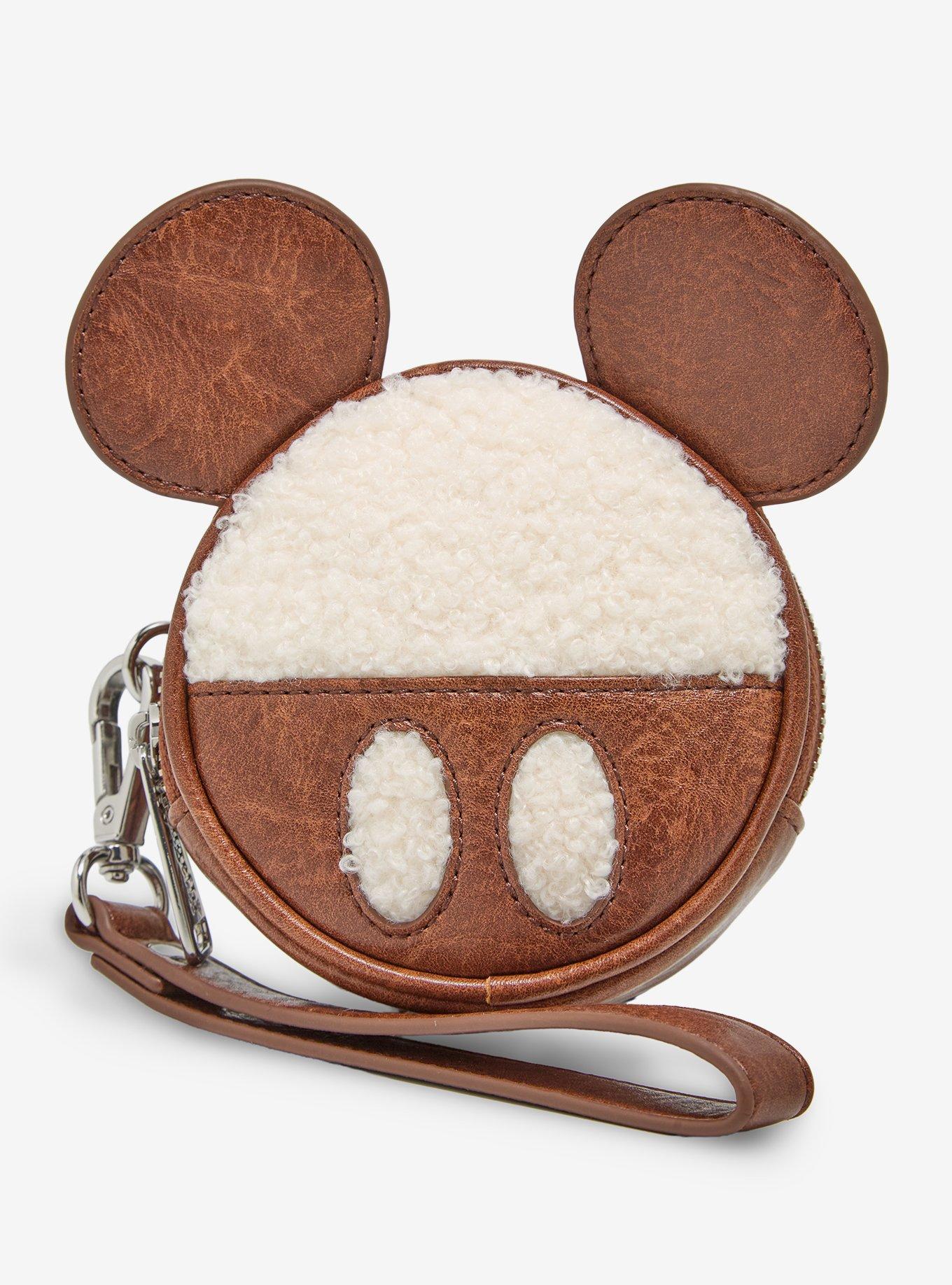 Monedero de sherpa con forma de Mickey Mouse