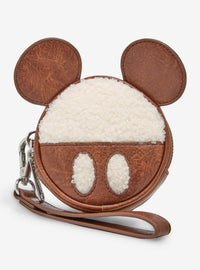 Monedero de sherpa con forma de Mickey Mouse