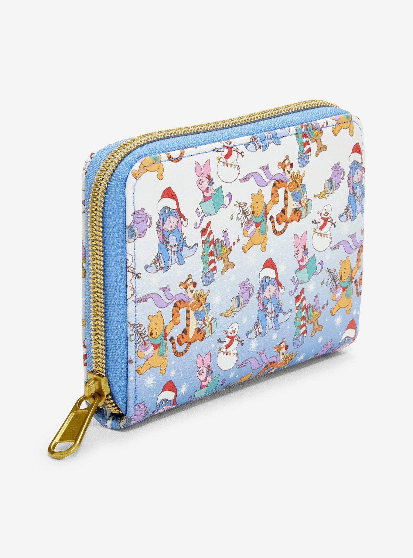Billetera mini Disney Winnie the Pooh navideña