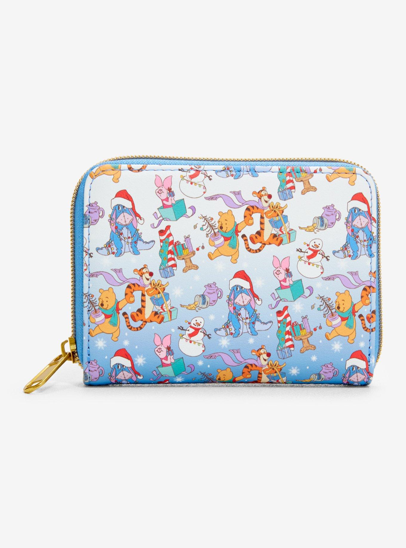 Billetera mini Disney Winnie the Pooh navideña