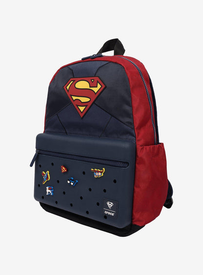 Mochila Superman x Crocs con charms Jibbitz