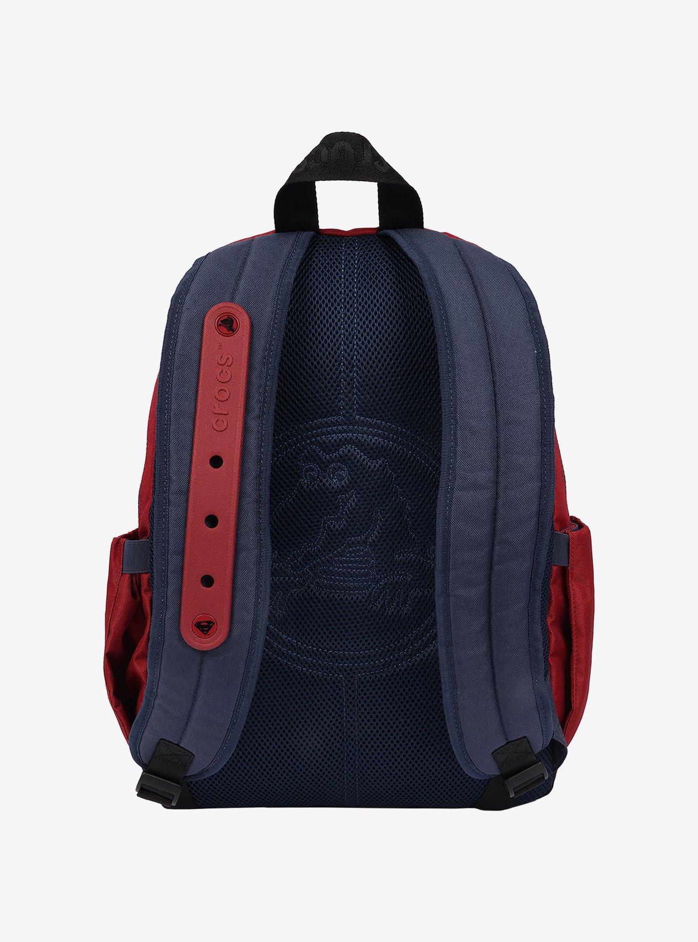 Mochila Superman x Crocs con charms Jibbitz