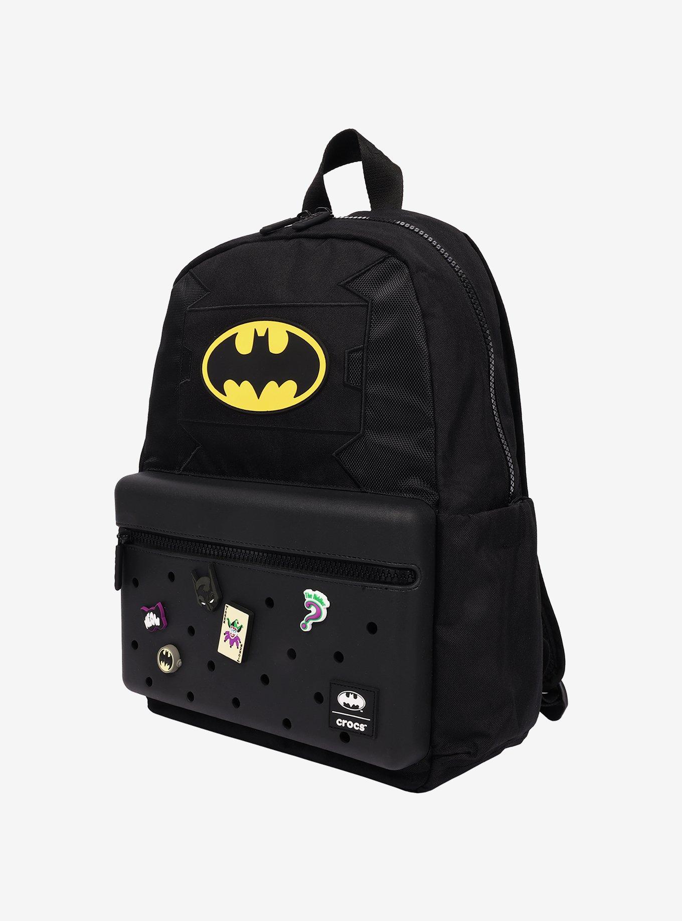 Mochila DC Comics Batman x Crocs con charms Jibbitz