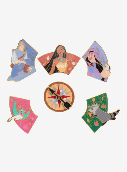 Blind Box Pin Esmaltado Disney Pocahontas Brújula