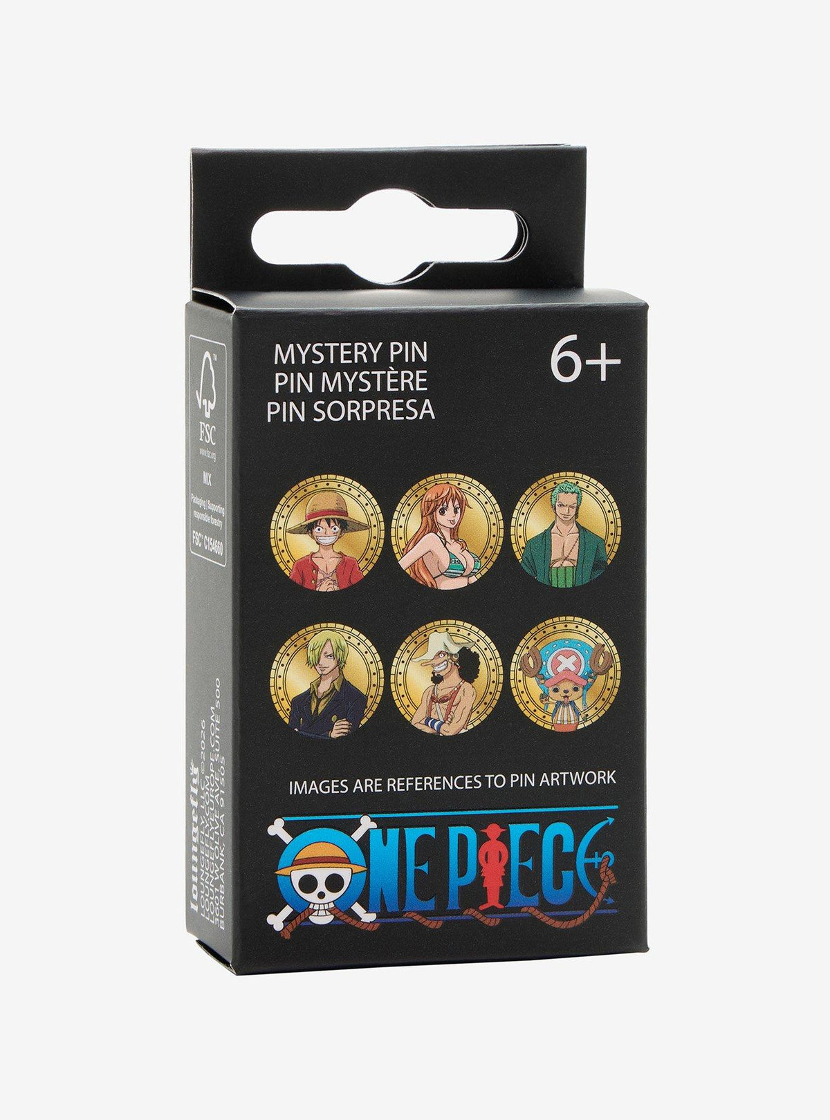Pin esmaltado One Piece: monedas de personajes