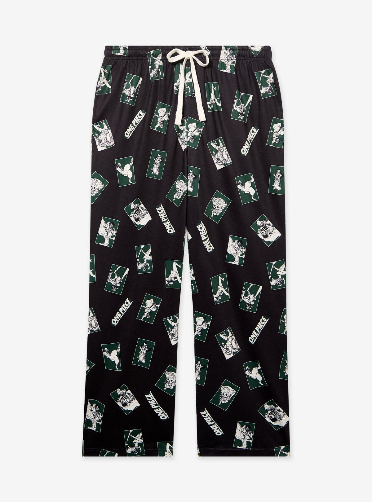 Pantalón de pijama One Piece con estampado de cartas