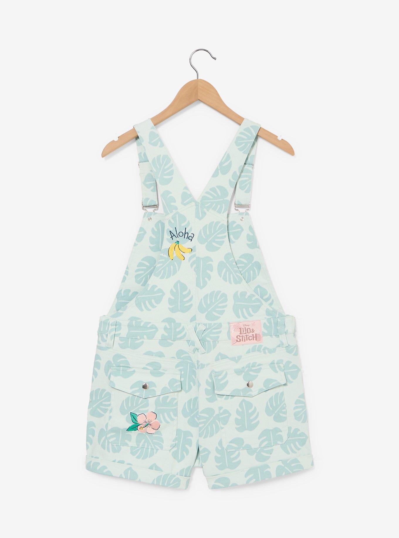Jardinera corta Disney Lilo & Stitch con estampado de palmeras