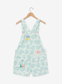 Jardinera corta Disney Lilo & Stitch con estampado de palmeras