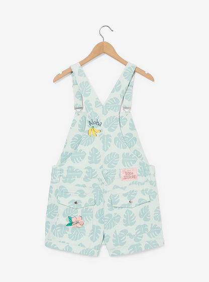 Jardinera corta Disney Lilo & Stitch con estampado de palmeras