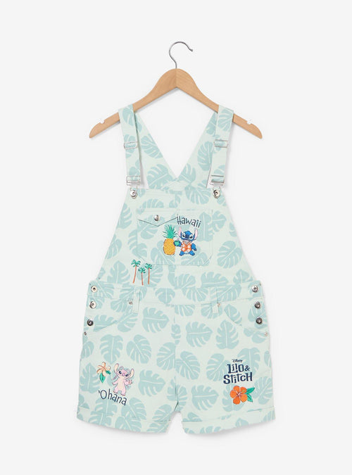 Jardinera corta Disney Lilo & Stitch con estampado de palmeras