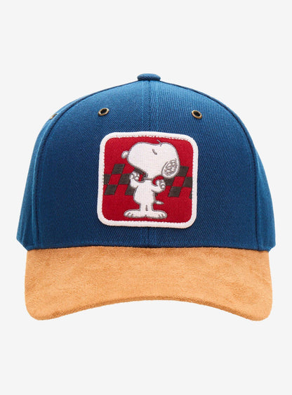 Jockey Peanuts de Snoopy con visera de gamuza