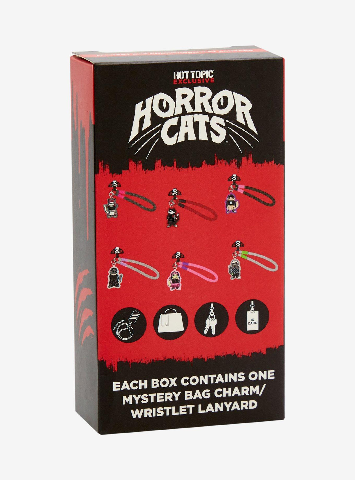 Blind box Horror Cats con correa para celular