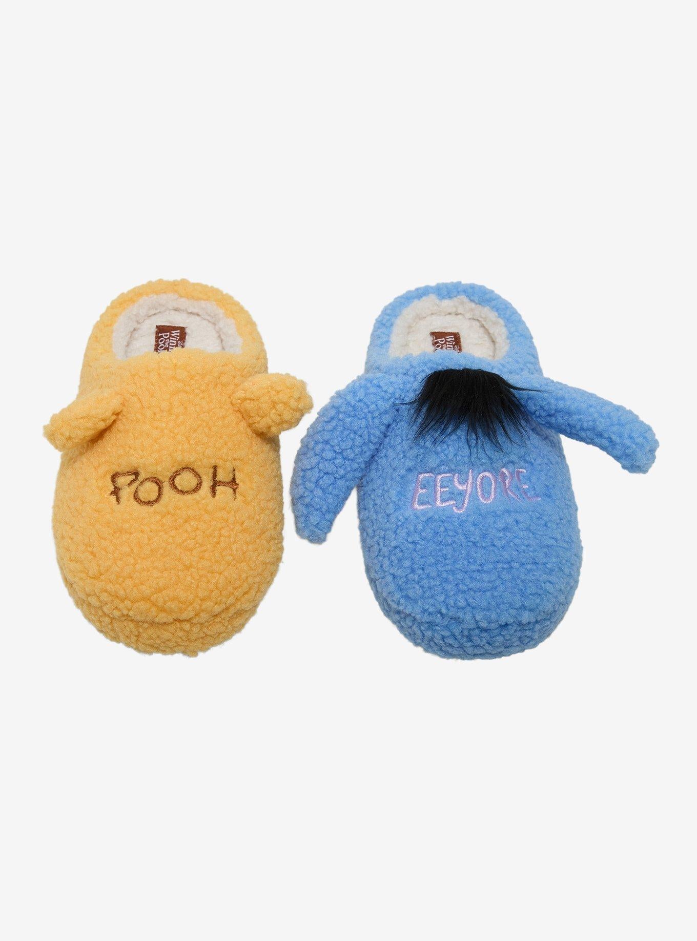 Pantuflas Sherpa Winnie the Pooh, Eeyore y Pooh Bear