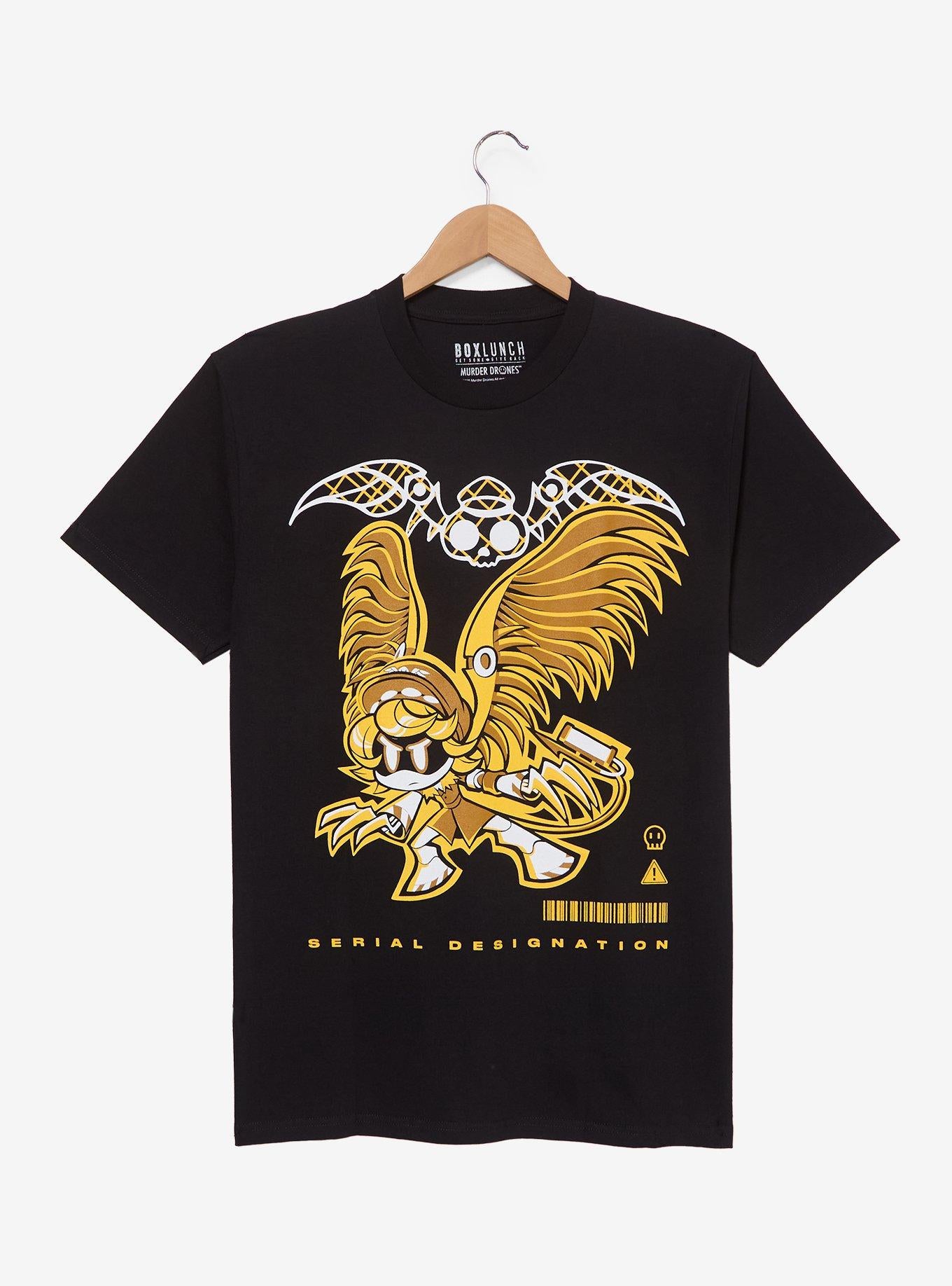 Polera Murder Drones N con alas