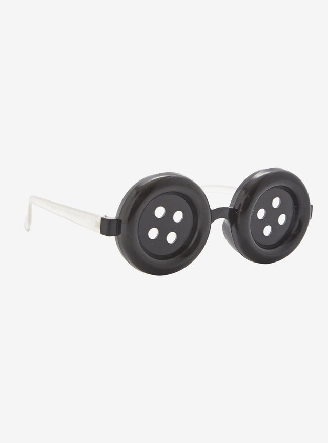 Lentes de disfraz Coraline con ojos de botón