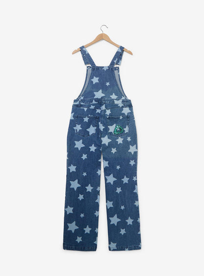 Jardinera de mezclilla con estrellas de Coraline para mujer