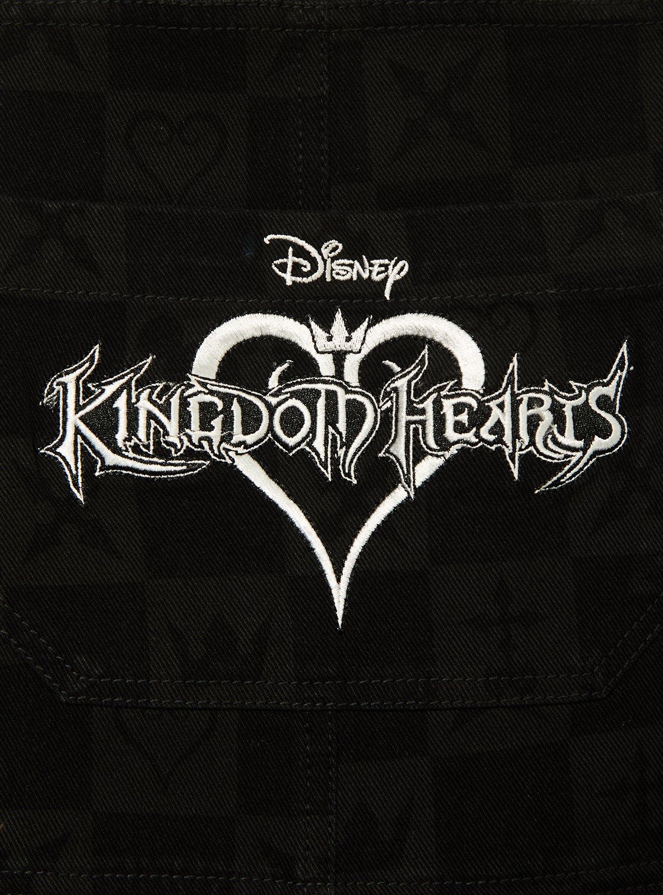 Jardinera corta a cuadros Kingdom Hearts para mujer