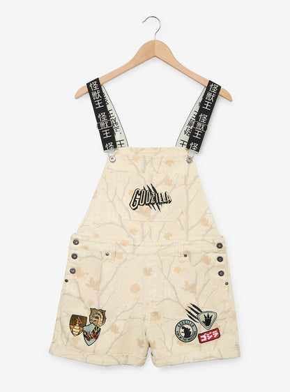 Jardinera corta de Godzilla para mujer
