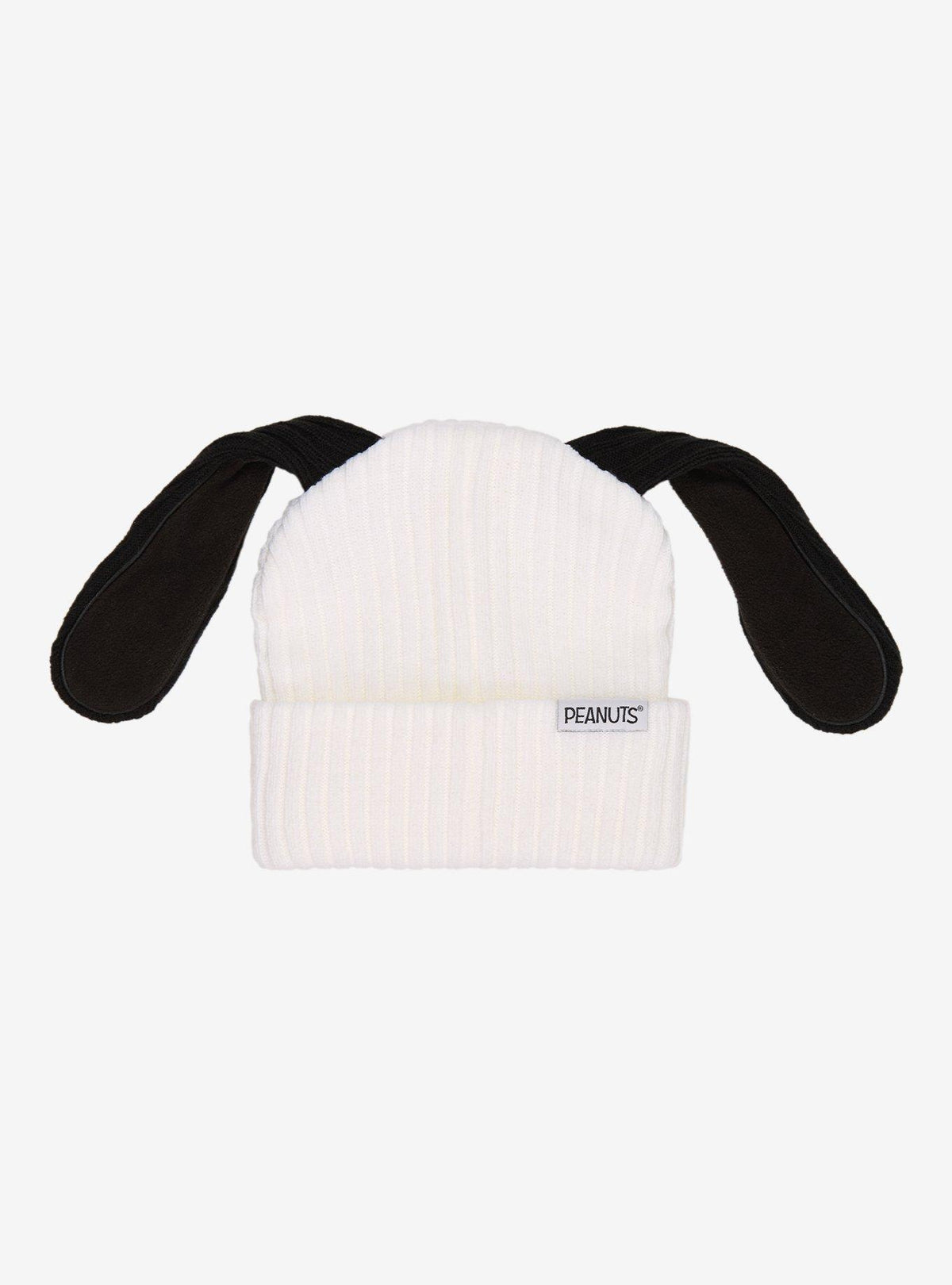 Gorro tejido con orejas de Snoopy