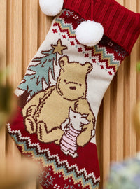 Calcetín navideño Disney de Winnie the Pooh y Piglet