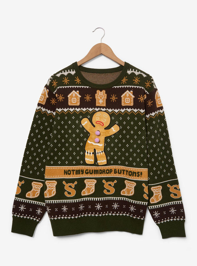 Polerón navideño de Shrek con Gingy