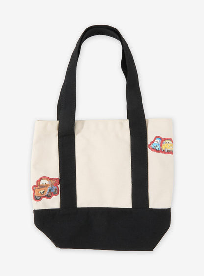 Mini bolso de lona Cars de Lightning McQueen con parches