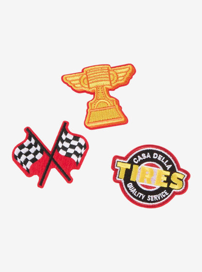 Mini bolso de lona Cars de Lightning McQueen con parches