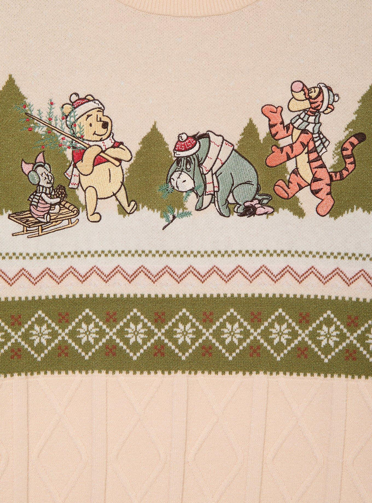 Polerón navideño de Winnie the Pooh para mujer