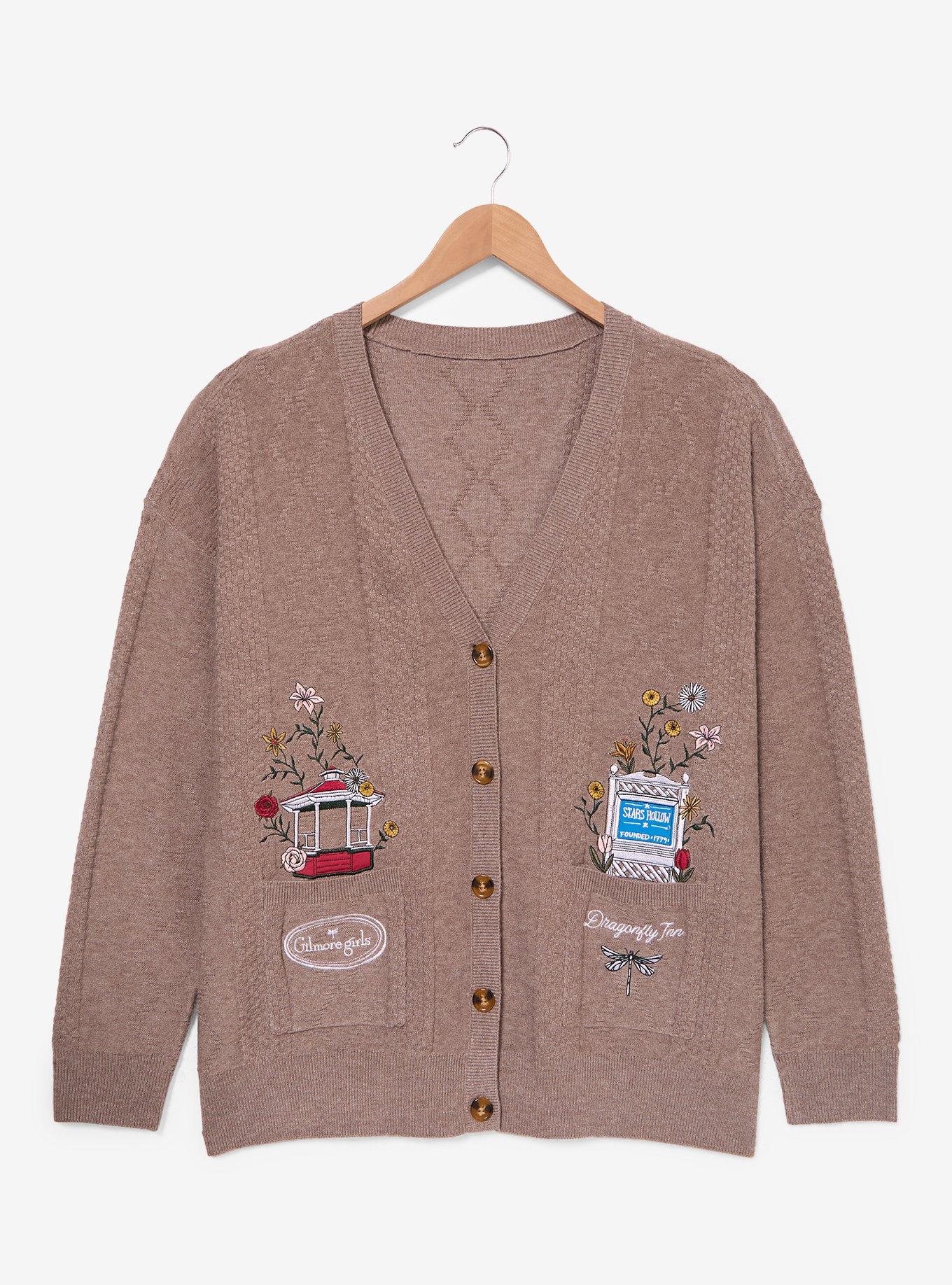 Chaleco tejido de mujer talla grande Stars Hollow